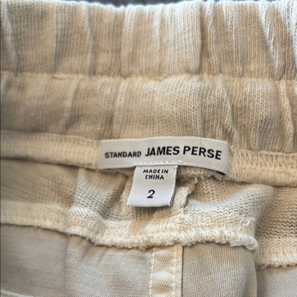 James Perse Cream Jogger Pants - Picture 4 of 11